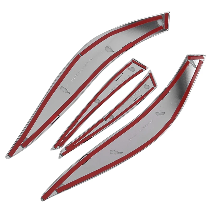 ABS хромированный задний светильник накладка на брови автомобильный наклейки для