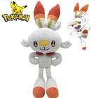 Мультяшная фигурка покемона скорбанни 38 см, плюшевая мягкая набивная коллекция, игрушка Kawail для детей, крутой подарок, рождественский подарок