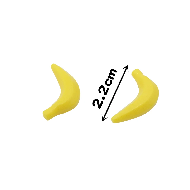 

30PCS Banana Fruit Food Building Blocks Compatible Major Brand Kids Toys 33085 Early LearningMOC Education Gifts