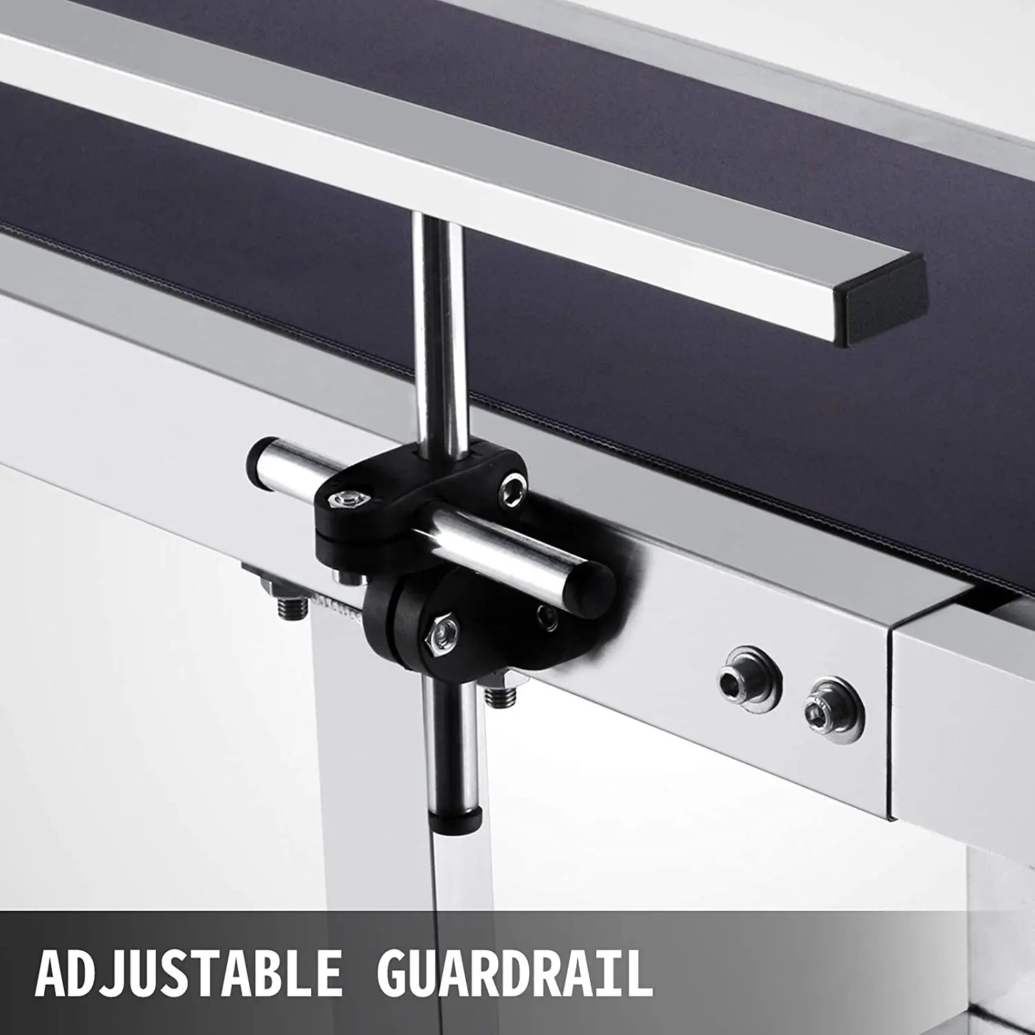 Ленточный Электрический конвейер из ПВХ одиночное ограждение 59x7 8 дюймов