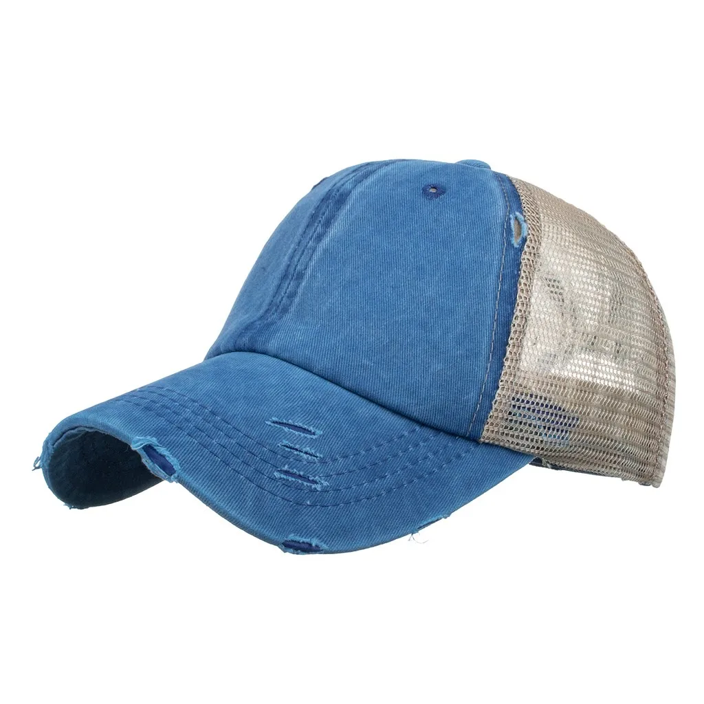 

Unisex Men Women Solid Color Sun Hat Adjustable Baseball Cap Hip Hop Hat Breathable Mesh Sun Gorras Unisex Streetwear Sun Caps