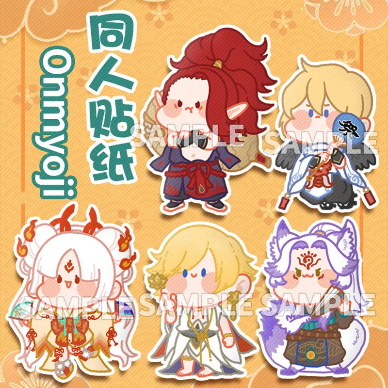 

Аниме Onmyoji AsuraSakro devсоответствующие indrah Ibaraki-dou компьютерная наклейка для багажа наклейка для телефона DIY альбом для скрапбукинга декор