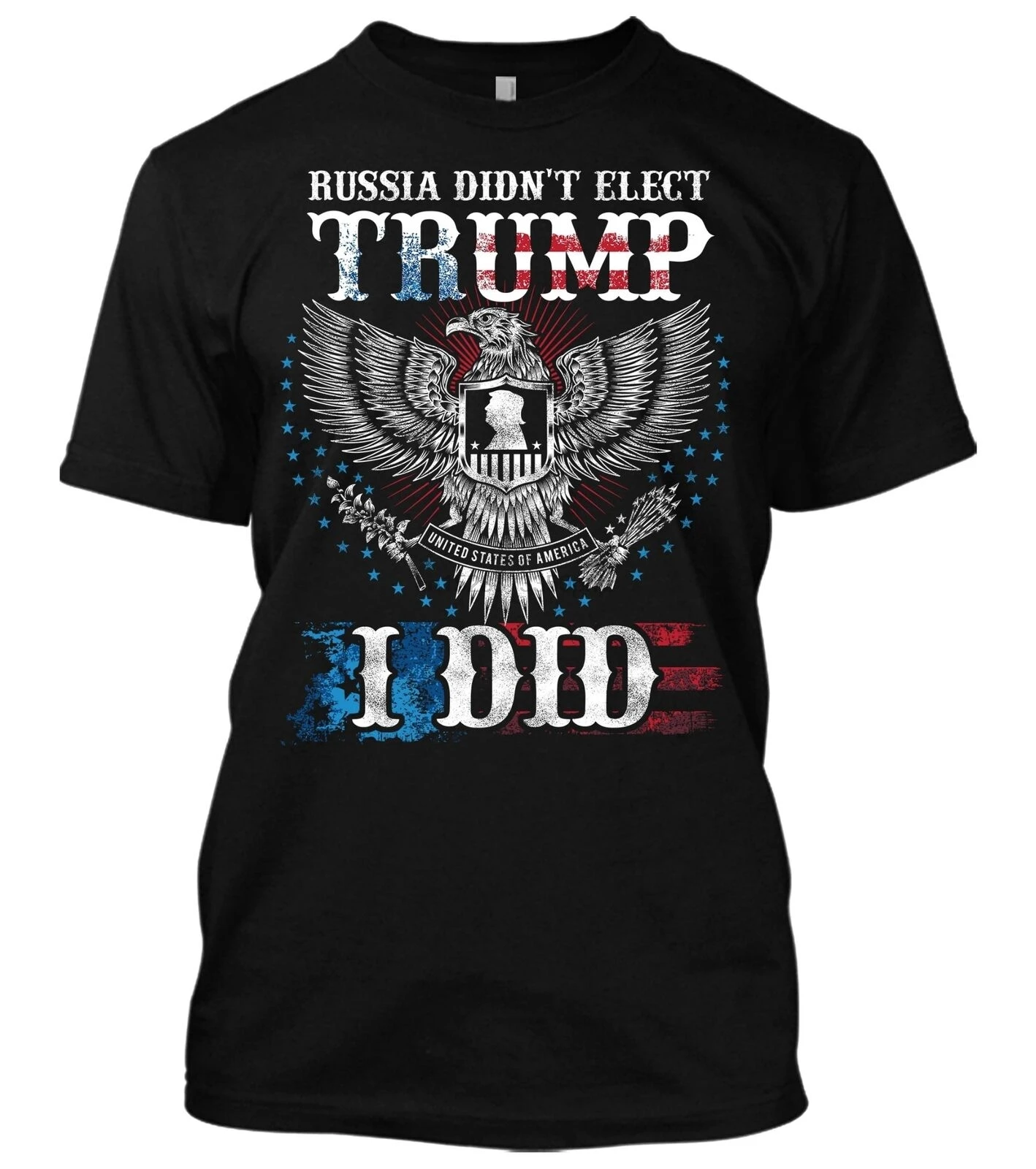 

elect Trump Shirt men Unisex New Shirt Russia Didn New Mens MAGA ShirtCartoon t shirt Elected Donald Trump Fashion tshirt