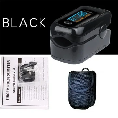 M170B BT Black bag Android iOS Bluetooth 4,0 пальцевой Пульсоксиметр домашний Оксиметр Пульсоксиметр измеритель пульса CE OLED - Цвет: M170B BT Black bag