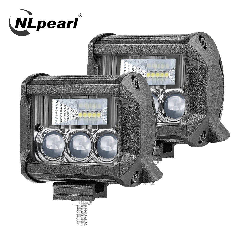 Световая балка NLpearl/светильник свет 24 Вт 5D светодиодная для внедорожника Jeep 4x4 ATV