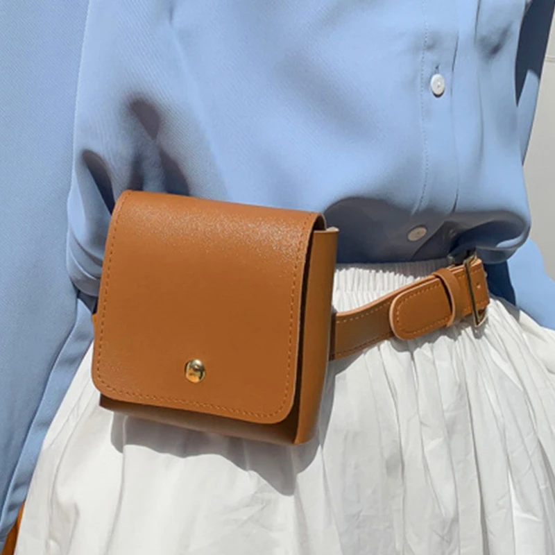 Новые модные сумки на ремне для женщин однотонная нагрудная сумка через плечо