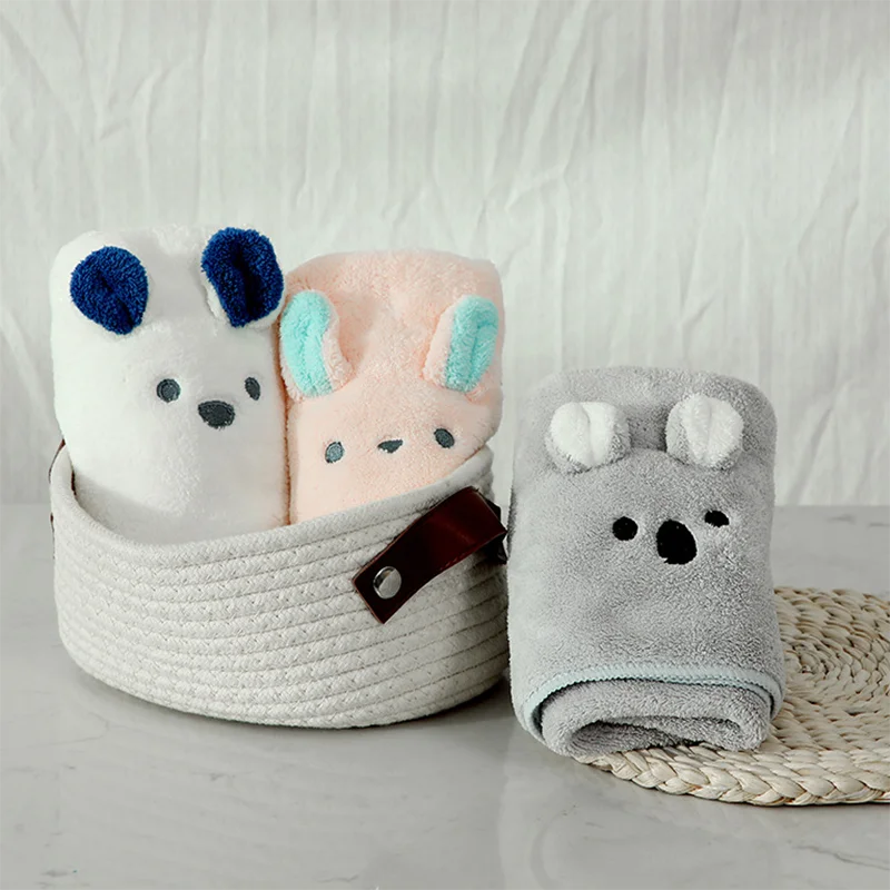 

High Quality Cartoon koala Towels Bathroom Super Absorbent Women Girl Lady's Towels toallas microfibra toalha de banho