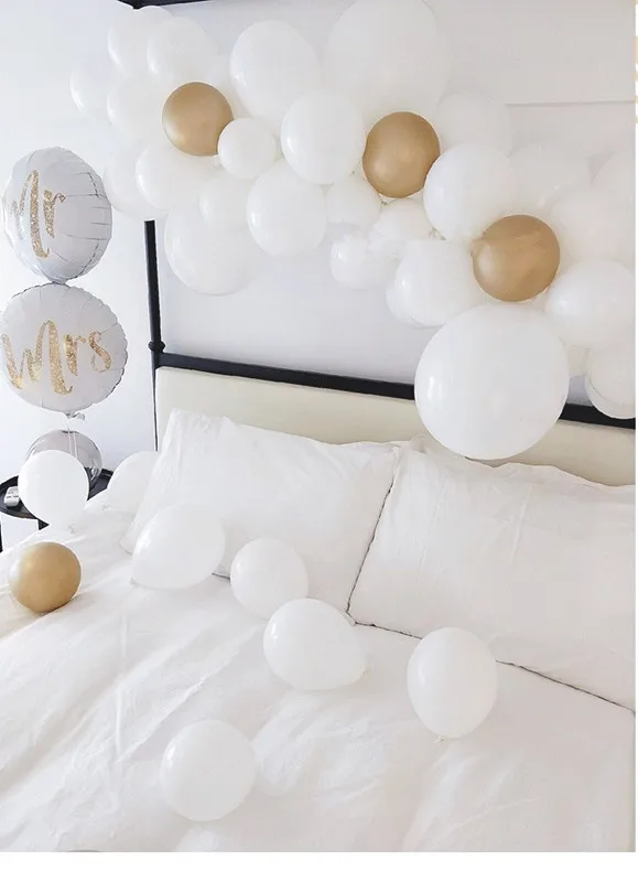 Шары воздушные круглые золотистые с блестками 18 дюймов 2 шт. | Дом и сад