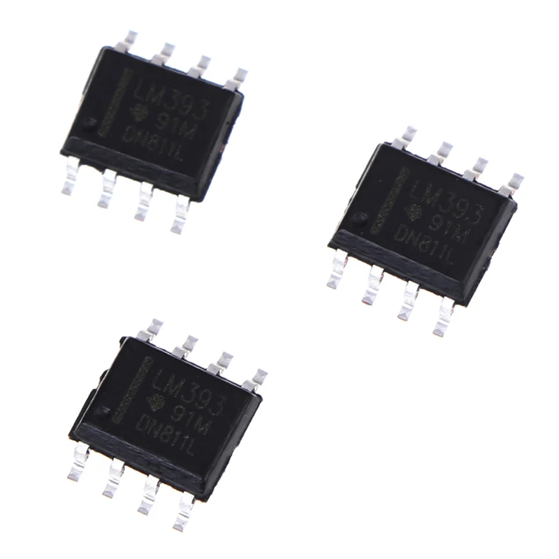 20 шт./лот LM393DR SOP8 LM393 лапками углублением SOP-8 СОП LM393DT LM393DR2G SMD новый и оригинальный IC