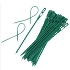 Пластмассовые кабельные стяжки для растений, 50 шт., 13,5 см, 17 см, садовые многоразовая лента, инструменты для выращивания теплиц, подвески для деревьев