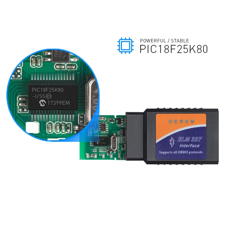 ELM327 Bluetooth v2.1 OBD II Obd2 ELM-327 CAN BUS (Автосканер) (Cod:  AB0527) - Все остальное в электронике 