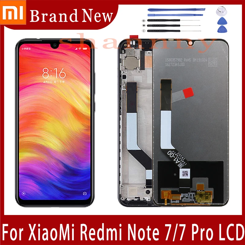 

Brand New 6.3'' LCD For Xiaomi Redmi Note 7 LCD With Frame Display Screen Replacement For Redmi Note 7 Pro LCD Display Screen