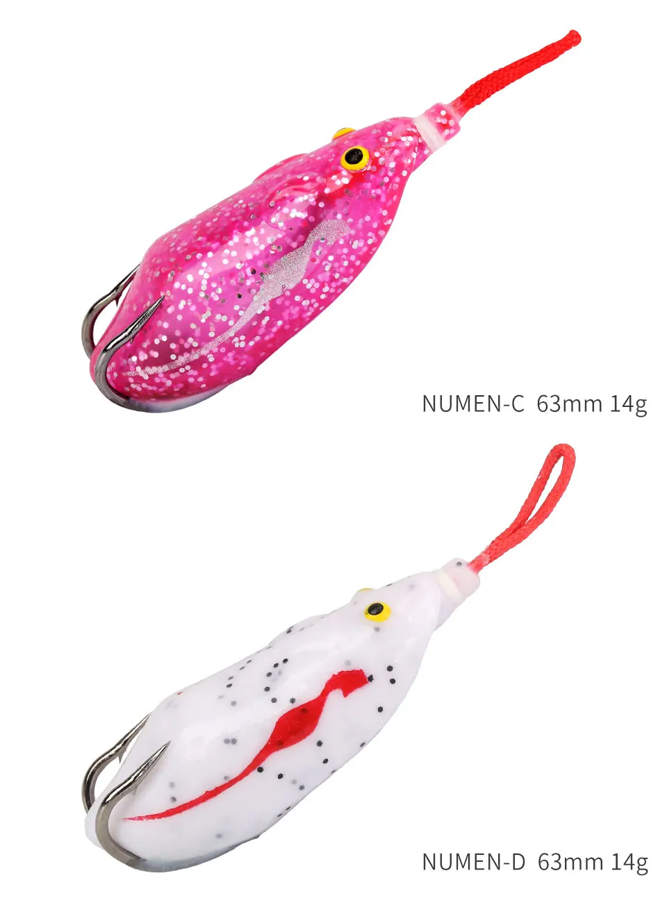 TSURINOYA новые мышьи лягушки NUMEN 63 мм 14 г Topwater пластиковые рыболовные приманки приманка для рыбы в виде мягкой лягушки тройные Крючки Snakehead моделирование снасти