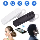 Компактные Bluetooth-наушники, стерео гарнитура с басами, беспроводные наушники с микрофоном для всех смартфонов