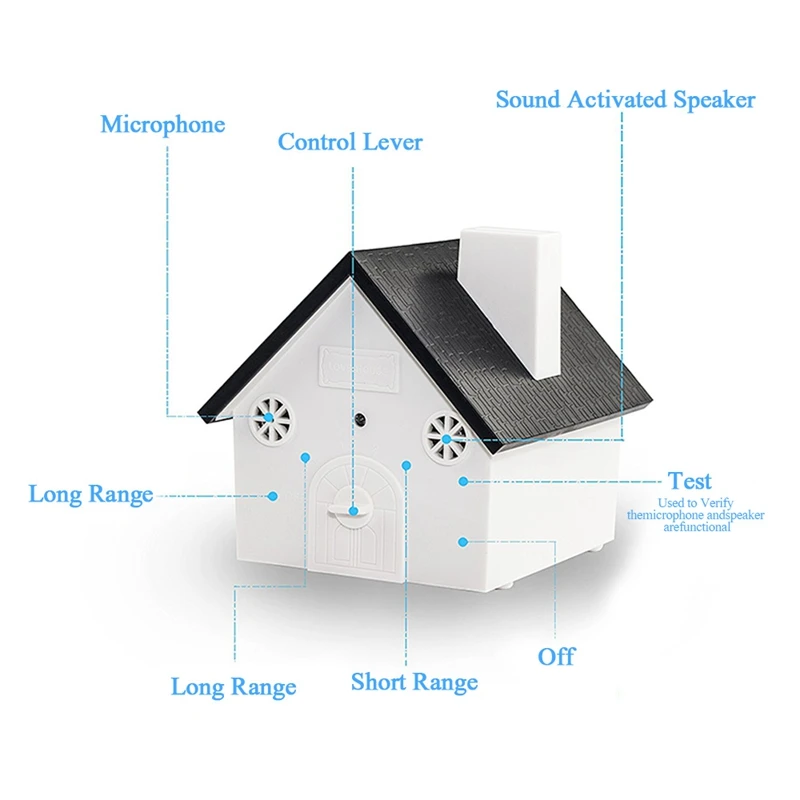 Ультразвуковой антилай для собак Репеллент коленей глушитель дрессировки на