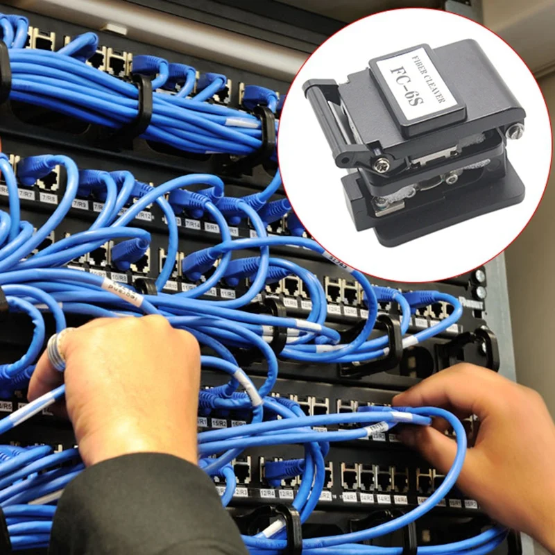 

Fiber Cleaver FC-6S Cable Cutting Cutter FTTT Fiber Optic Cable Connector Cutter Fiber Cleavers Tools
