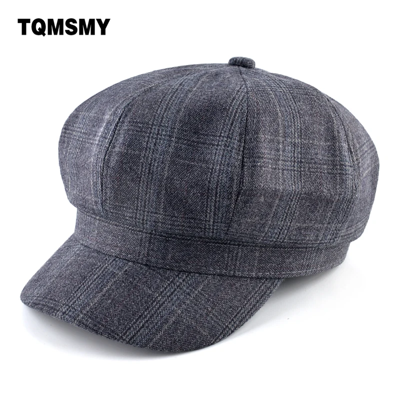 Мужская Ретро восьмиугольная кепка из хлопчатобумажной ткани шляпы для