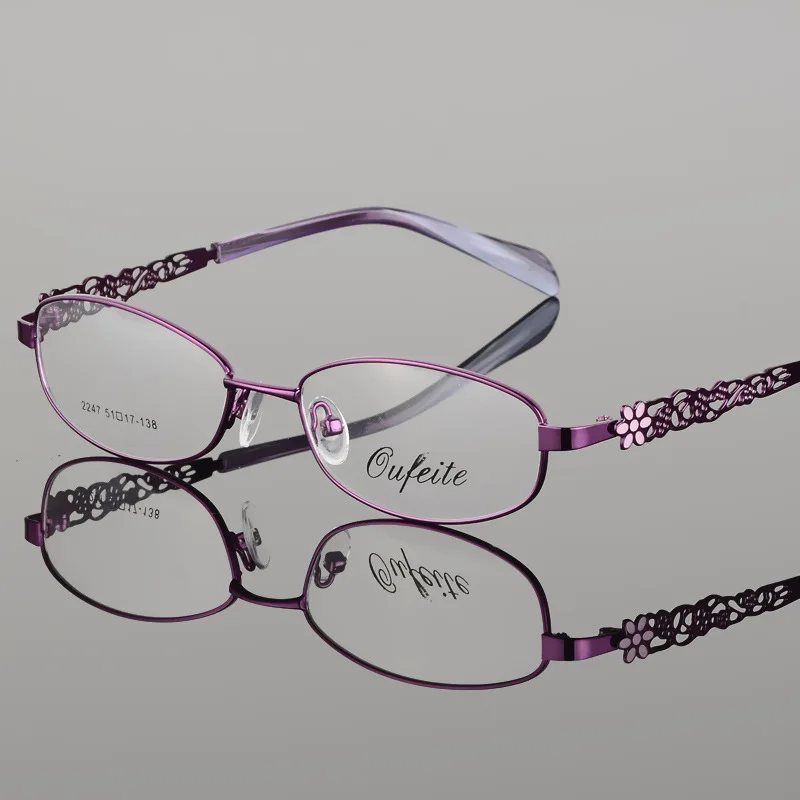 Новые женские полный рамка оправы для очков Линзы половинчатая оправа