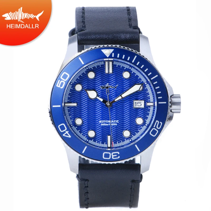 

HEIMDALLR NH35 Men's Automatic Watch Sapphire Crystal Waterproof Japan Movement Men's Luminous Mechanical Watches