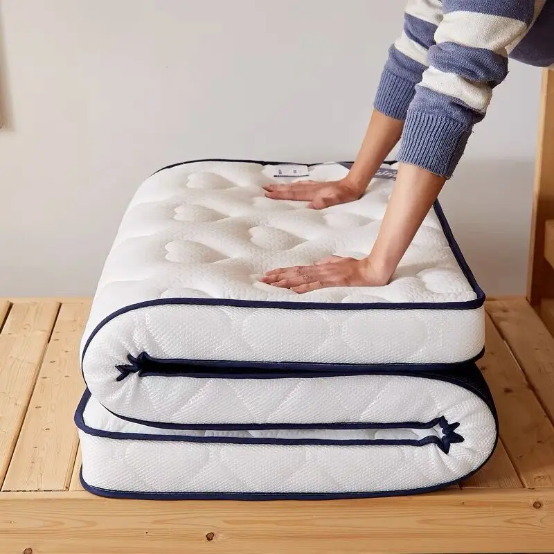 

5D Breathable Latex Mattress Foldable Floor Tatami Adults Single Double thick 8cm Comfortable soft Mattress twin king queen size