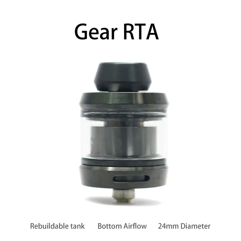 Gear RTA Tank 24 мм атомайзер воздушный поток электронная сигарета коробка мод