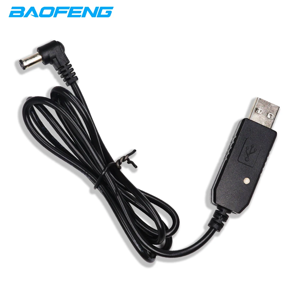 Baofeng иди и болтай Walkie Talkie “иди зарядка через USB кабель провод шнур для bf uv5r/UV 82/UV 5R