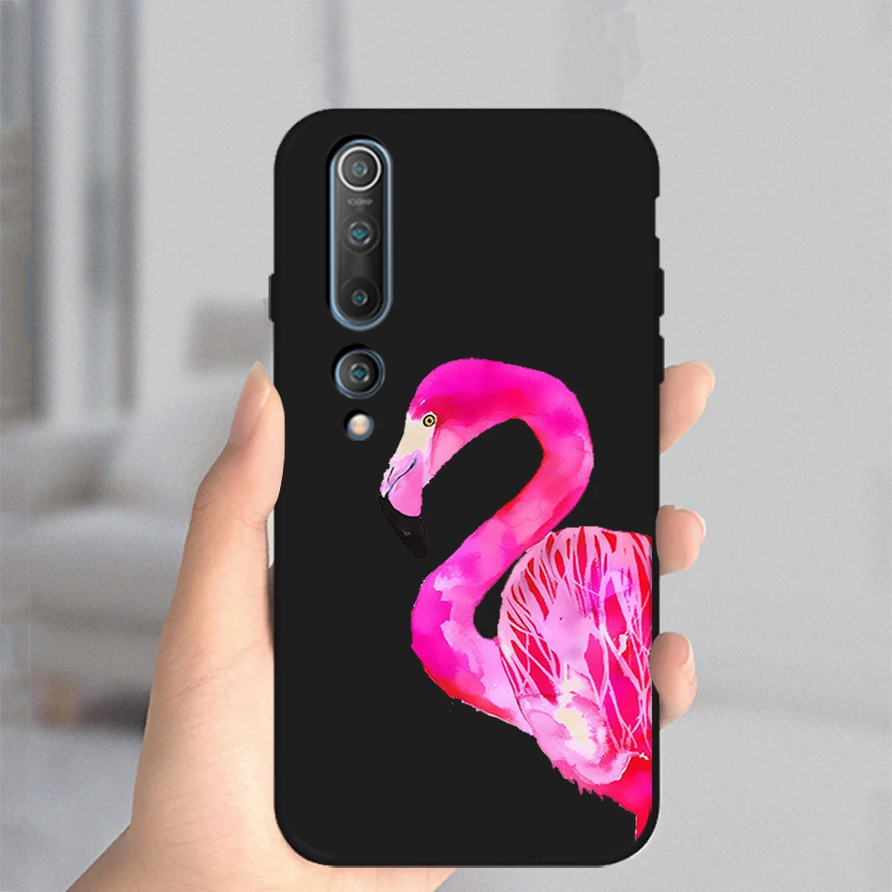 

Flamingo Case For Xiaomi Redmi Note 10 9 8 7 8T Pro 9 8A 9S K30S MI Note 11 10 9 10T 9T Pro Lite F1 Soft TPU Phone Fundas Coque