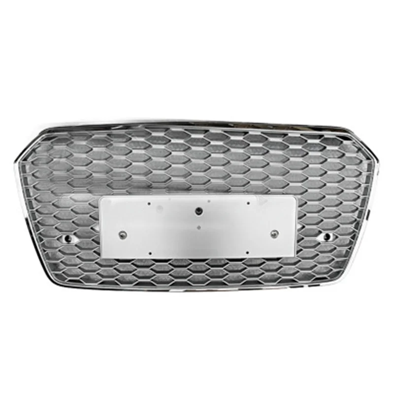 Высококачественные полностью Серебристые гоночные решетки передней для Audi A7 2016