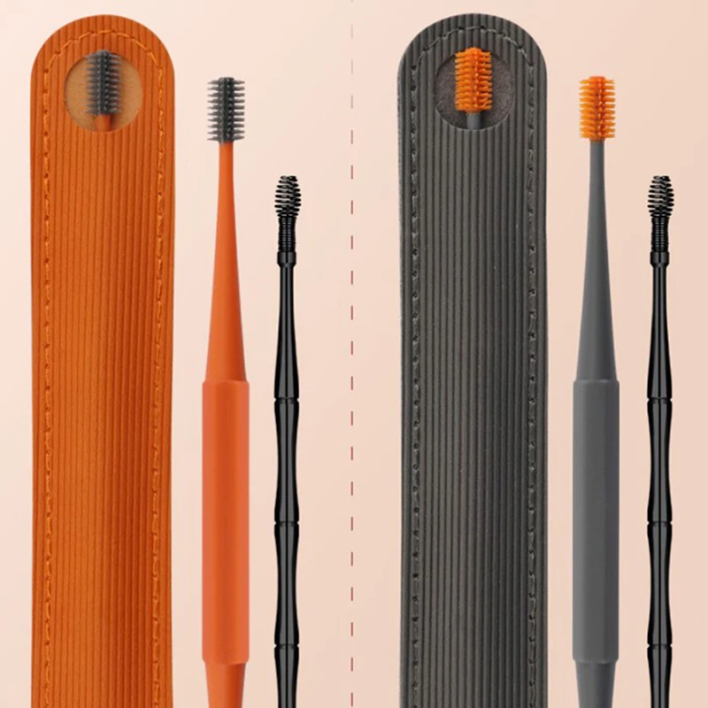 

1Set Earwax Cleaning Sticks Earpick Remover Silicone Ear Pick Double Head Ear Cleaner 360° Spiral Swab New Ear Wax Removal Tool