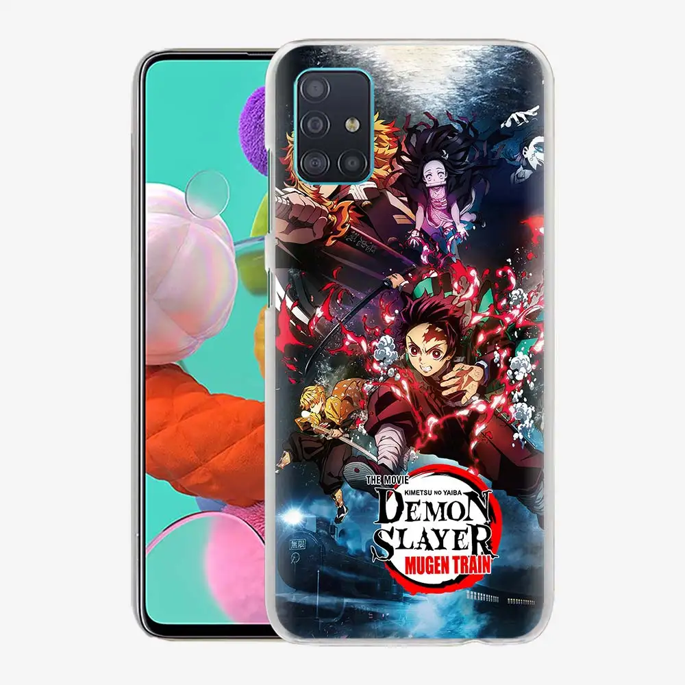 

Demon Slayer Anime Hard PC Phone Case For Samsung Galaxy A51 A71 A31 A41 A21s A91 A12 A02s A42 5G Back Cover Coque Fundas Capa