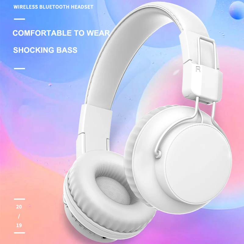 2019 Новые Bluetooth наушники беспроводные стерео складные низкие басы гарнитура