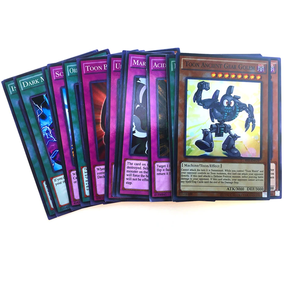 Juego de cartas Yugioh para ni&ntilde;os y ni&ntilde;as, juguete de cartas yugi-gi-oh, regalo de Navidad, 240 unids/set por juego-3