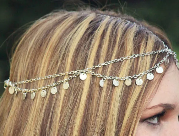 Женская повязка для волос с блестками в европейском и американском стиле |