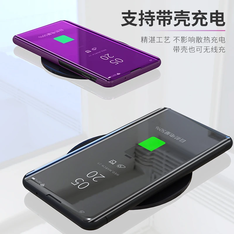 Умный зеркальный флип-чехол для Xiaomi 9 Pro CC9 CC9E A3 Lite Mi 9T 9SE 8 8x Note3 Max3 Mix3 Mix2 F1 6 6X A2