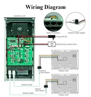 Video Call With Monitor for Door Video Door Entry System for Home Video Intercom for 234 Apartments 9 inchs Home Intercom