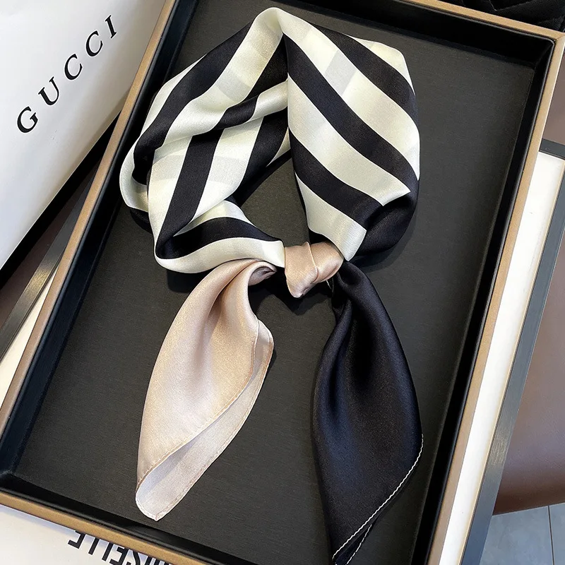 Новинка 2023 100% натуральная фототкань для женщин брендовый квадратный шарф с