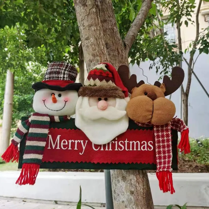 

New Year Gift Door Decor Hanging Ornament Christmas Decorations for Tree Figures Home Decoration Accessories Xmas Pendant