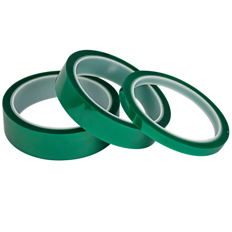 

30mm x 33m Green PET Film Tape High Temperature Heat Resistant PCB Solder SMT Plating Shield Spray Paint Insulation Protection