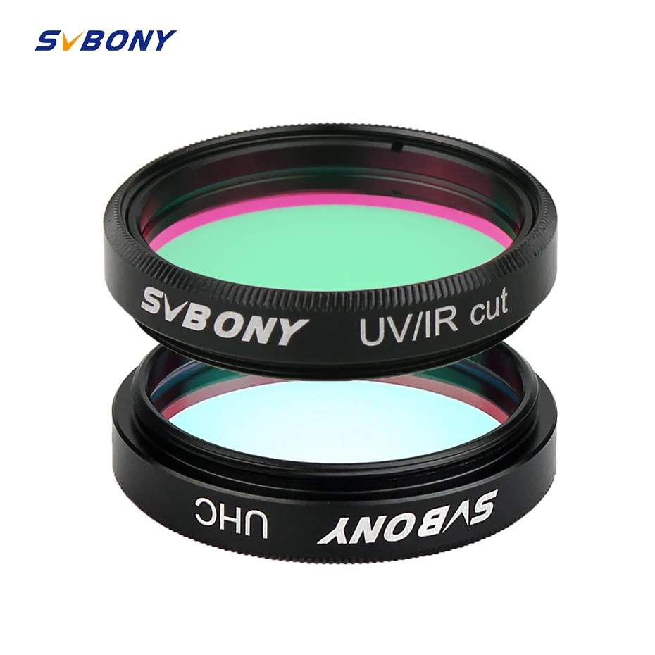 SVBONY 1 25 ''UHC + UV IR 1/2 шт. Светильник фильтры против загрязнения для