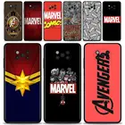 Чехол для телефона Xiaomi Poco X3 NFC F3 GT M3 pro F1 для Mi 10T 9T Note 10 10Lite 10T 11T Pro Civi Fundas Marvel Avengers