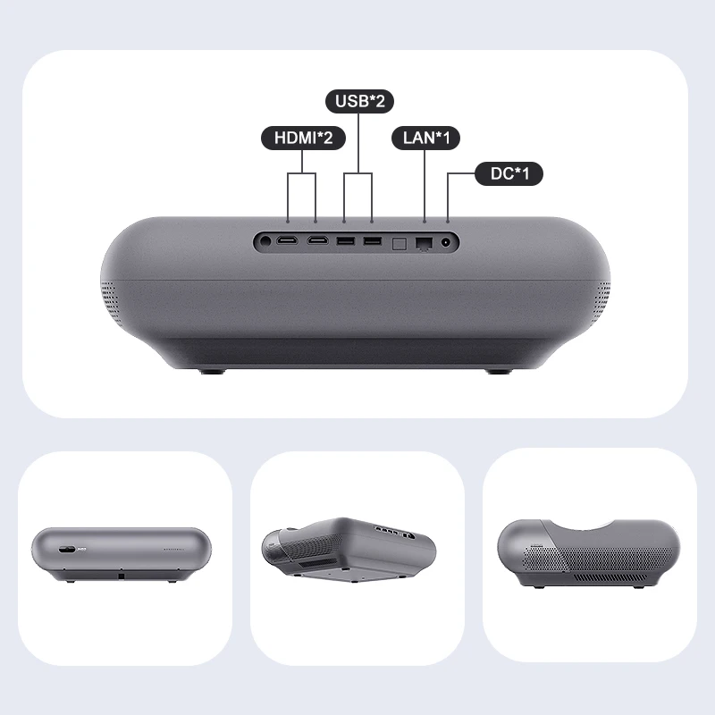 JMGO O1 Pro Ультра-короткий смарт-проектор 1500 ANSI 1080P Поддержка домашнего кинотеатра 4K