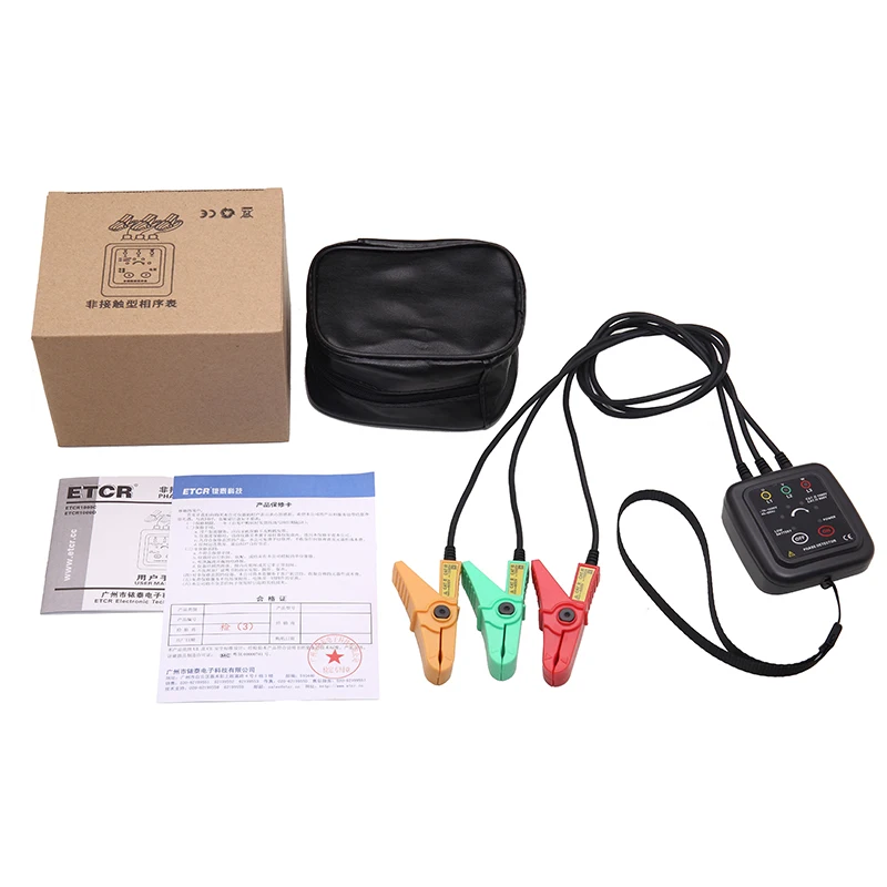 

ETCR1000C 3 Phase Non-contact Phase Sequence Detection Phase Detector Meter,Phase Rotation Monitor Meter