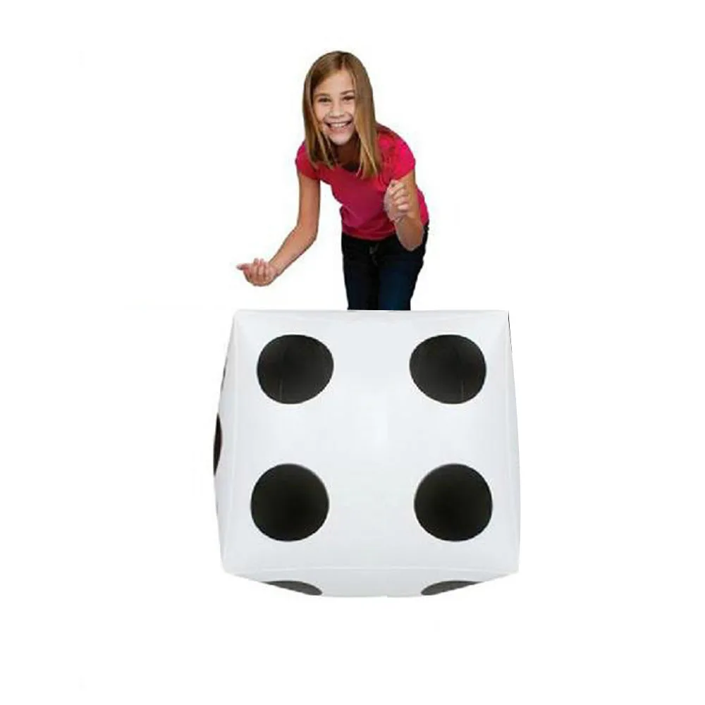 

Air Dot Giant Large Party 28cm Jumbo Inflatable Dice Diagonal Toy Education
