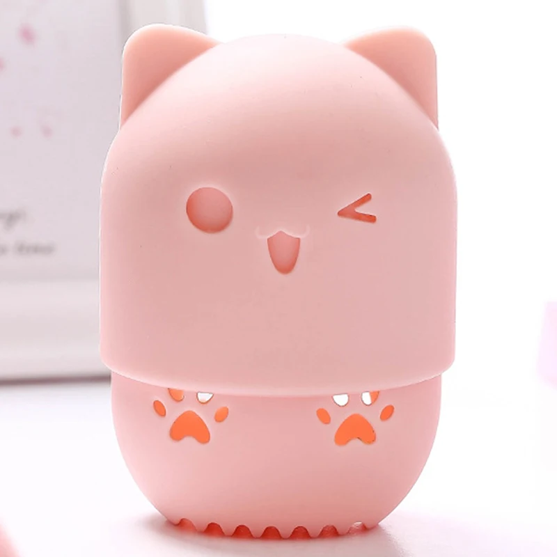 Держатель спонжа для макияжа мягкий силиконовый косметический блендер пудра