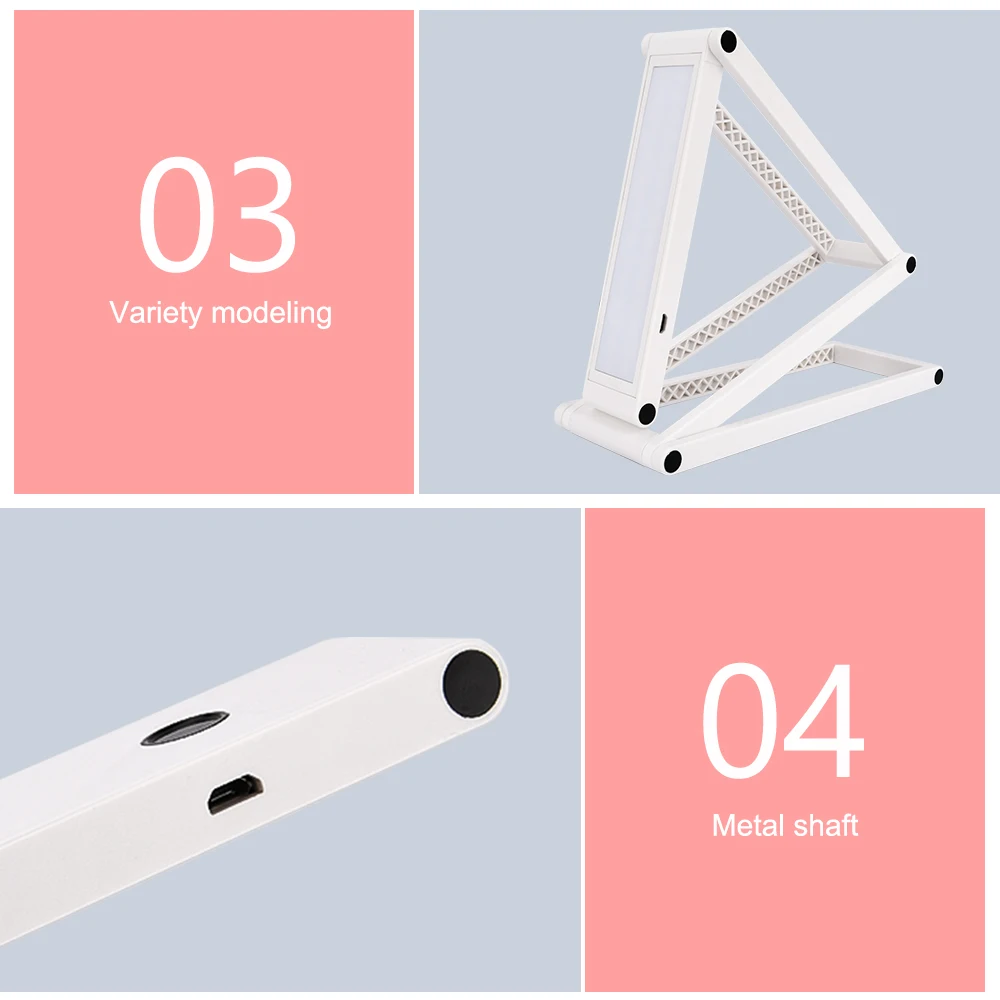

Flexible USB Led Desk Lamps For Reading Folding USB Table Lamps for Living Room Bedroom Contemporary Desktops Light