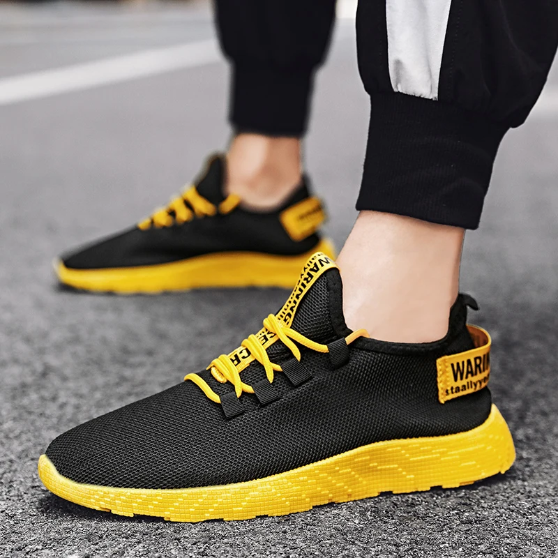 Bravover New Arrival Running Shoes For Man Breathable Comfortable Lovers Shoes Jogging Gym Training Outdoor Sport Shoes
