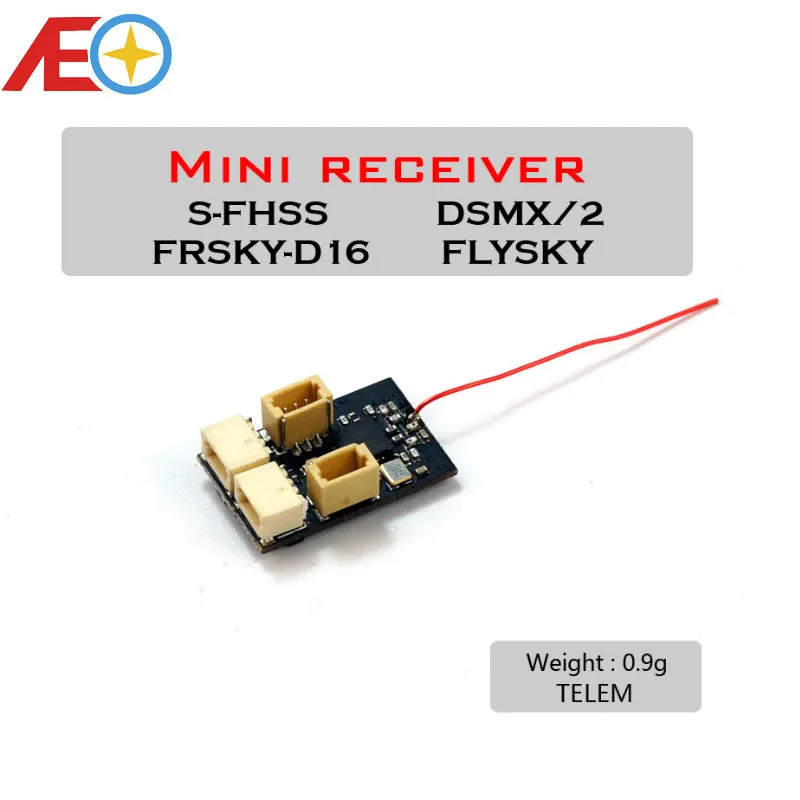 AEORC RX14X серия Mini Micro RX 4CH приемник встроенный 1S 5A щеточный ESC с TELEM 1.00pin разъем|receiver