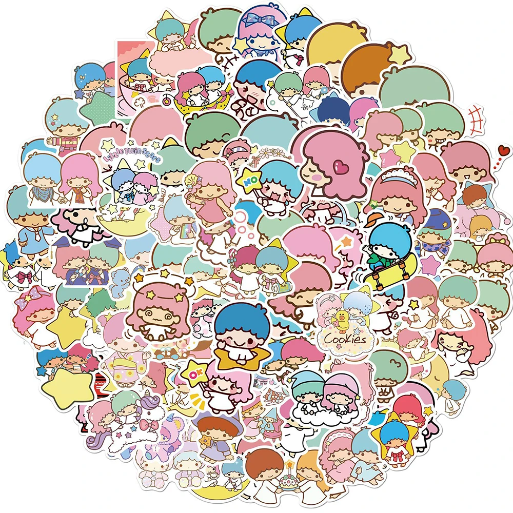 

10/50/100PCS Cute Gemini Cartoon Stickers for Water Bottle Laptop Guitar Graffiti Waterproof Decals Aesthetic Sticker Kids Toys