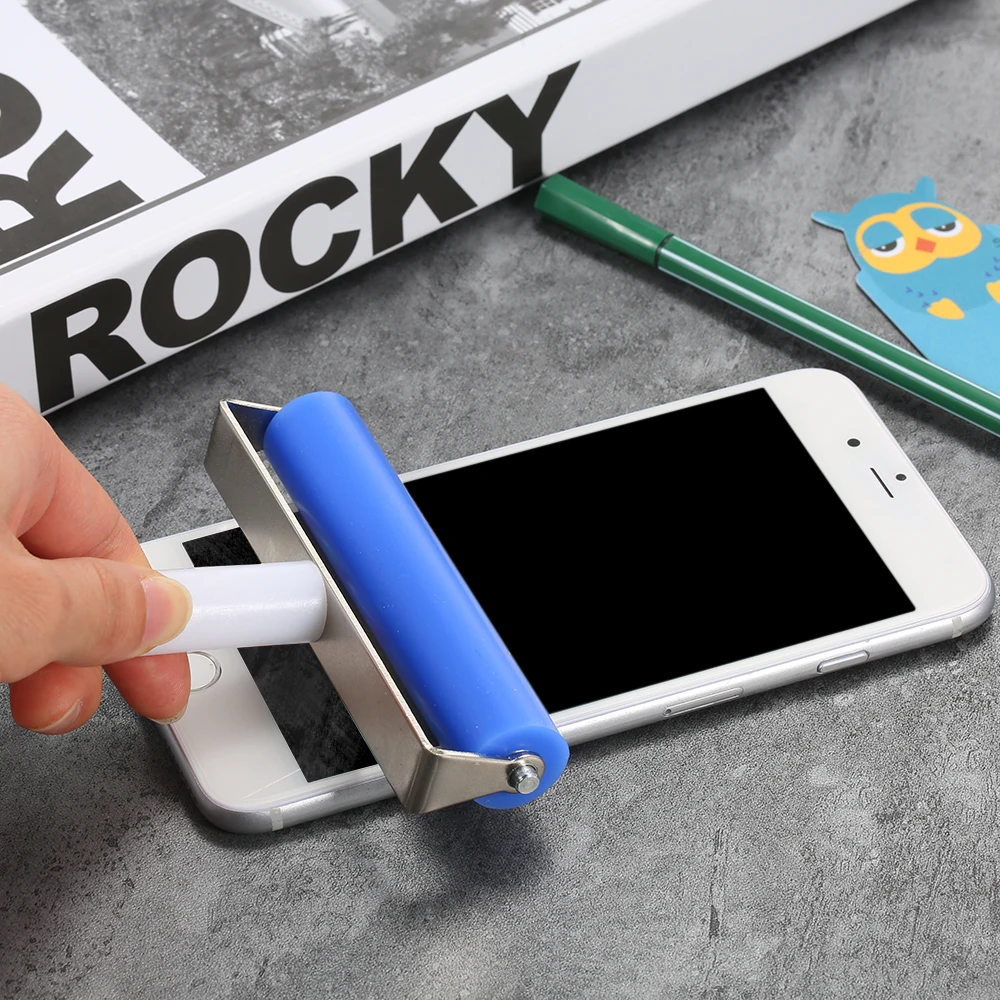 Роликовая пленка для экрана смартфона 10 см удаления пузырьков от пыли|Комплекты