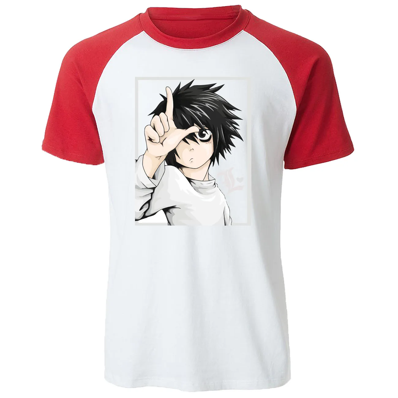 

Футболка мужская с коротким рукавом и реглан, из хлопка